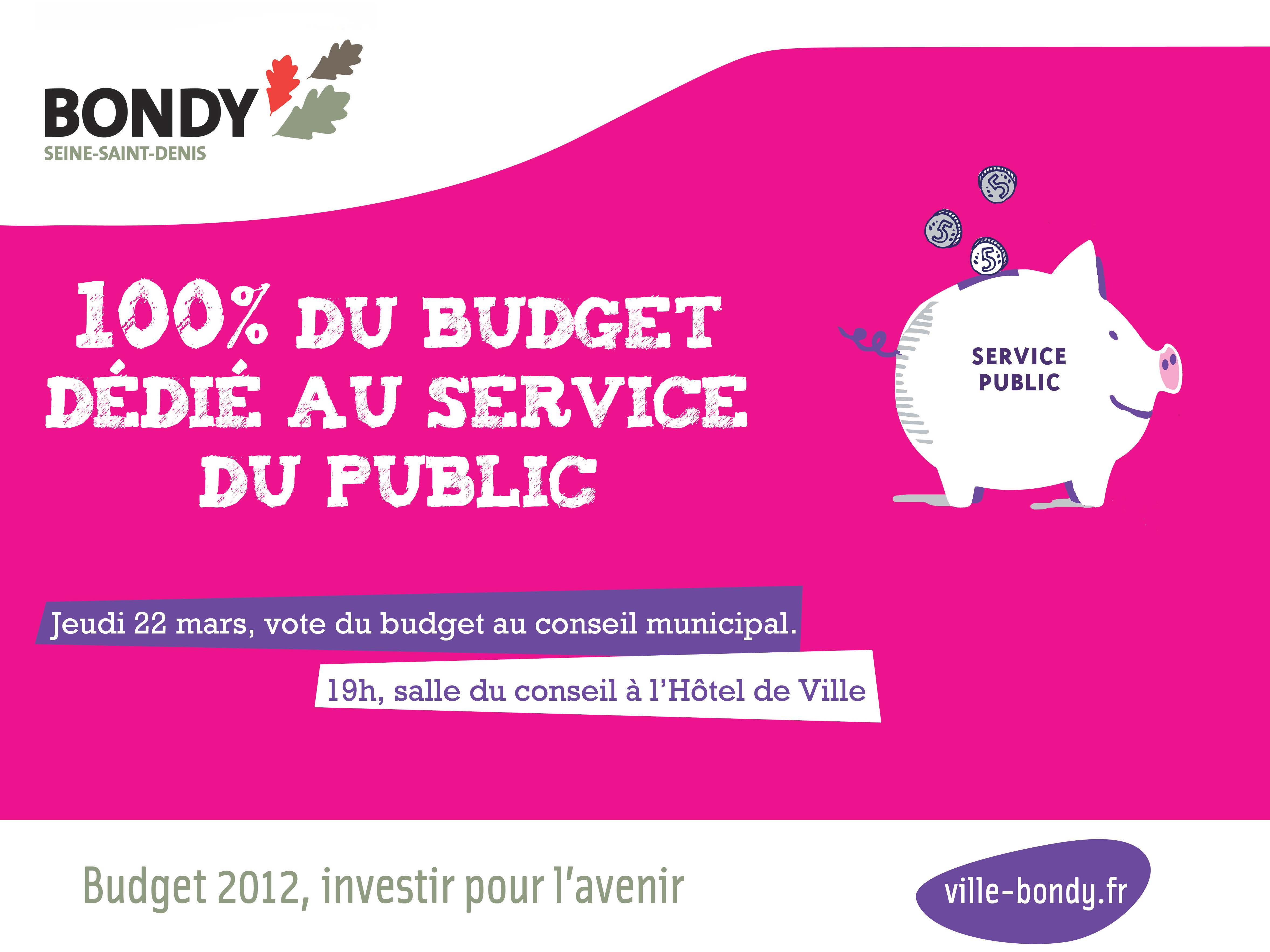 affiche budget bondy